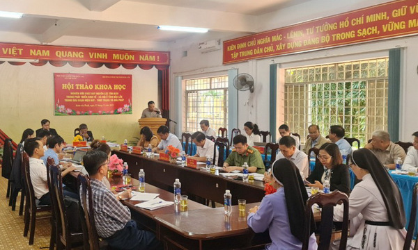Hội thảo khoa học “Phát huy nguồn lực tôn giáo trong phát triển kinh tế - xã hội ở tỉnh Đắk Lắk trong giai đoạn hiện nay”