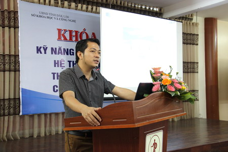 Ông Phạm Văn Hào - Phó Giám đốc Công ty TNHH Tư vấn Quản lý Quốc tế và Hỗ trợ Kỹ thuật cao, Giảng viên Khóa tập huấn