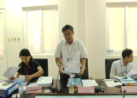 Ts. Đinh Khắc Tuấn - Chủ tịch Hội đồng kết luận ý kiến của thành viên Hội đồng