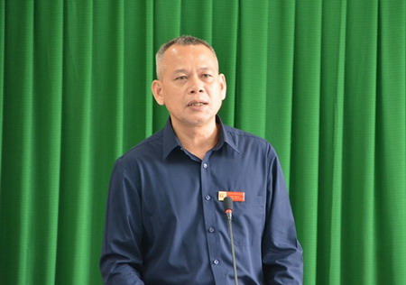 Đồng chí Nay Phi La, Phó Bí thư Thường trực Thành ủy phát biểu kết luận tại hội nghị