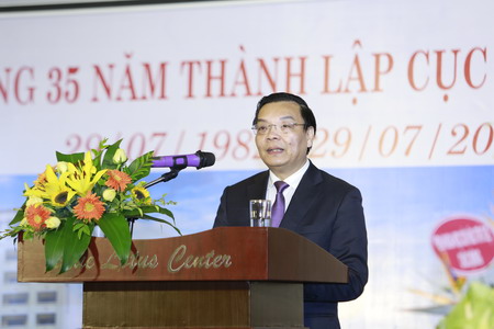 Bộ trưởng Bộ KH&CN Chu Ngọc Anh phát biểu 