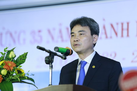 Ông Đinh Hữu Phí phát biểu tại sự kiện.