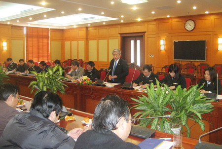  Bộ trưởng Nguyễn Quân phát biểu tại Hội nghị