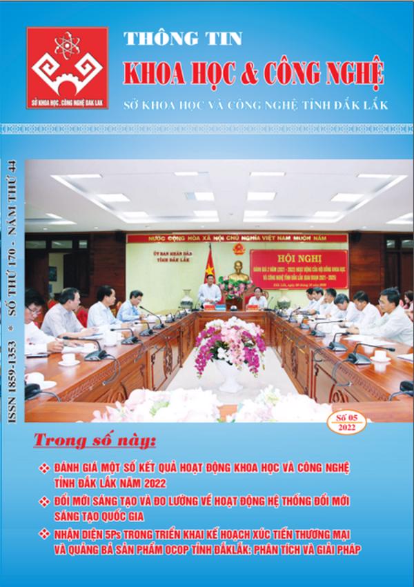 Bản tin Thông tin Khoa học và Công nghệ số 05/2022