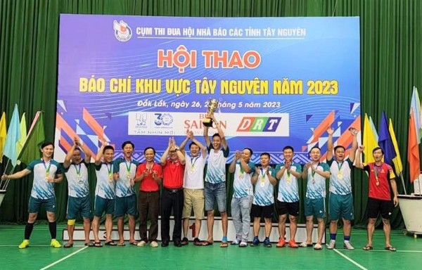 Bế mạc và trao giải Hội thao Báo chí khu vực Tây Nguyên năm 2023