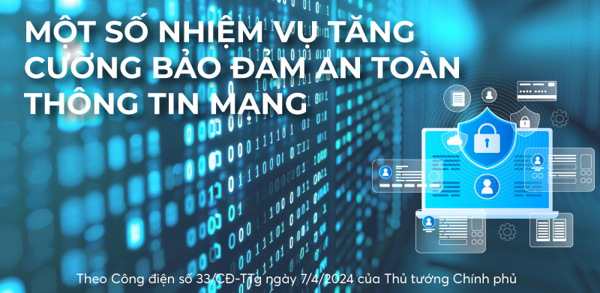 Infographics: Một số nhiệm vụ bảo đảm an toàn thông tin mạng