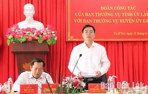 Tập trung xây dựng, phát triển huyện Ea H’leo trở thành vùng kinh tế động lực phía Bắc của tỉnh