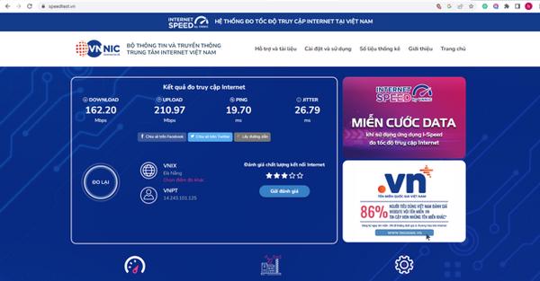 i-Speed: Ứng dụng đo tốc độ truy cập internet tại Việt Nam