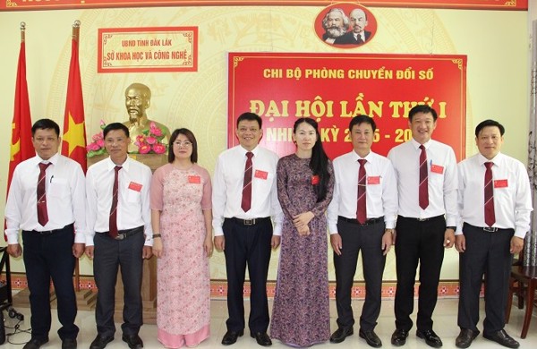 Đại hội Chi bộ Phòng Chuyển đổi số lần thứ I, nhiệm kỳ 2025 - 2027