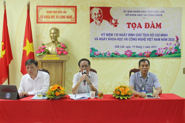 Tọa đàm 135 năm ngày sinh Chủ tịch Hồ Chí Minh và Ngày Khoa học và Công nghệ Việt Nam