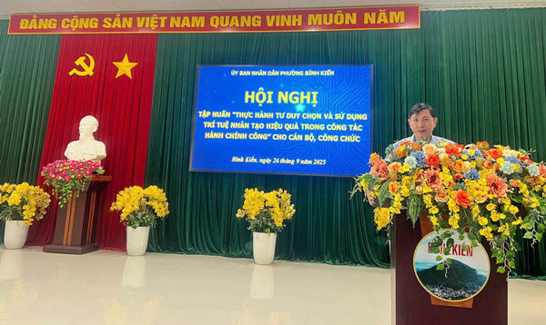 Ứng dụng AI vào công tác hành chính – bước chuyển đổi số tại phường Bình Kiến