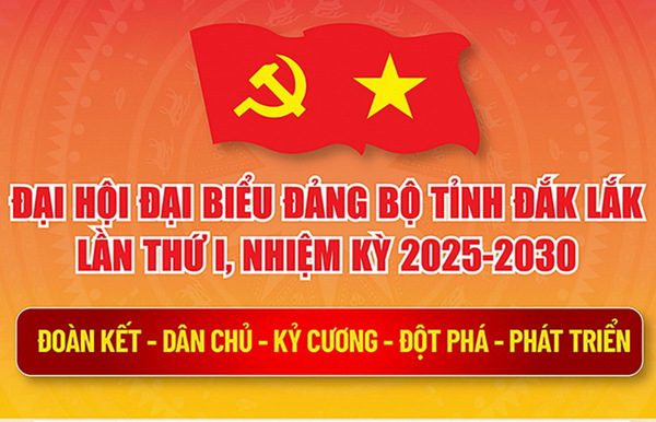 (Infographic) Đại hội đại biểu Đảng bộ tỉnh Đắk Lắk lần thứ I, nhiệm kỳ 2025-2030
