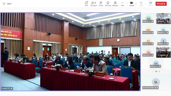 Hội nghị “Đánh giá tình hình thực hiện Đề án tăng cường, đổi mới hoạt động đo lường để hỗ trợ doanh nghiệp Việt Nam nâng cao năng lực cạnh tranh và hội nhập quốc tế giai đoạn đến năm 2025, định hướng đến năm 2030”