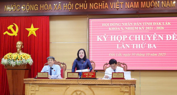 Kỳ họp chuyên đề lần thứ Ba, HĐND tỉnh khóa X, nhiệm kỳ 2021-2026: Thông qua 21 Nghị quyết quan trọng