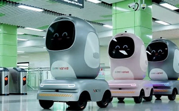 Robot giao hàng tự động trên tàu điện ngầm: Bước đột phá trong logistics đô thị của Trung Quốc