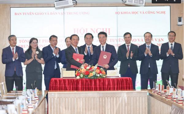 Bộ Khoa học và Công nghệ phối hợp công tác với Ban Tuyên giáo và Dân vận Trung ương