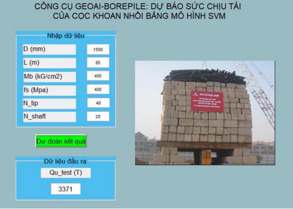 Nghiên cứu sử dụng các kỹ thuật trí tuệ nhân tạo và tối ưu hóa vào dự báo sức chịu tải của cọc khoan nhồi dùng cho xây dựng công trình giao thông