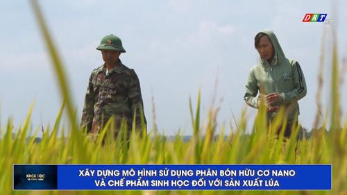 Số 05/2025: Xây dựng mô hình sử dụng phân bón hữu cơ nano và chế phẩm sinh học đối với sản xuất lúa