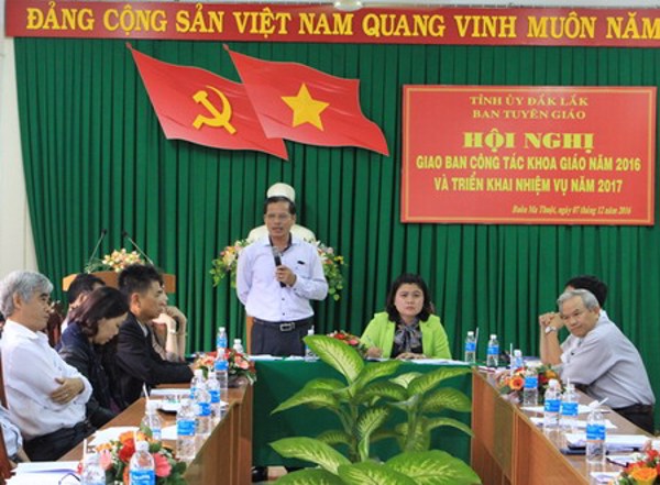 Hội nghị giao ban công tác Khoa giáo năm 2016