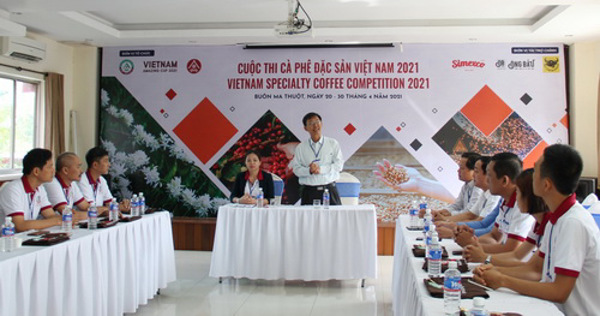 Khai mạc Cuộc thi Cà phê đặc sản Việt Nam năm 2021