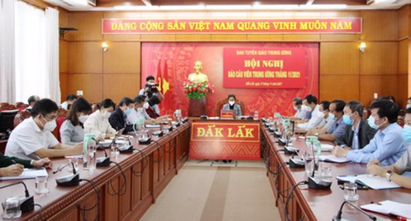 Hội nghị báo cáo viên Trung ương tháng 11-2021