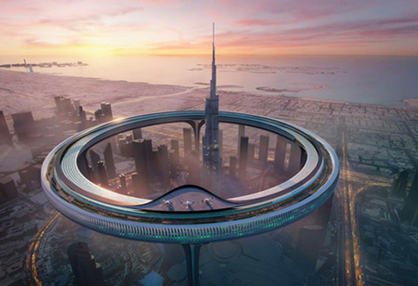 'Thành phố tròn' chu vi 3.000 m bao quanh tháp Burj Khalifa