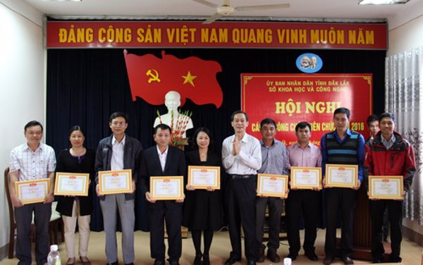 Hội nghị cán bộ công chức, viên chức Sở Khoa học và Công nghệ tỉnh Đắk Lắk năm 2016