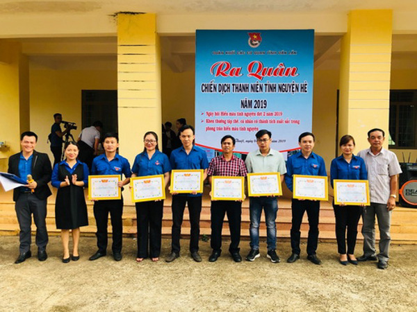 Ra quân chiến dịch Thanh niên tình nguyện hè năm 2019