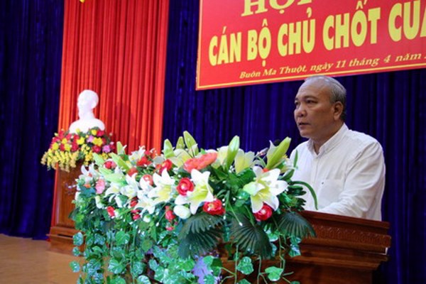 Hội nghị cán bộ chủ chốt tỉnh Đắk Lắk