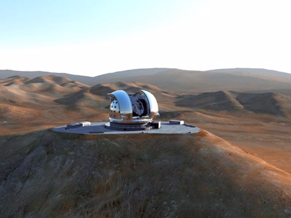 Kính viễn vọng quang học lớn nhất thế giới E-ELT được khởi công xây dựng trên đỉnh núi tại Chile