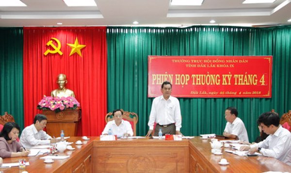 Thường trực HĐND tỉnh họp phiên thường kỳ tháng 4