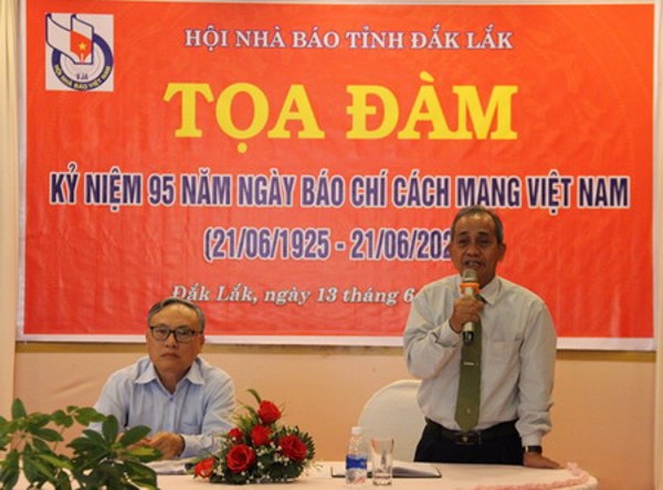 Hội Nhà báo tỉnh Đắk Lắk: Tọa đàm kỷ niệm 95 năm Ngày Báo chí Cách mạng Việt Nam 21/6/2020