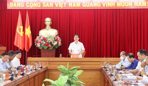 Hội nghị Ban Thường vụ Tỉnh ủy định kỳ tháng 5/2022