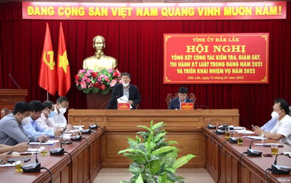 Hội nghị tổng kết công tác kiểm tra, giám sát năm 2021