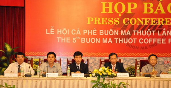 Họp báo tại TP. Hồ Chí Minh giới thiệu Lễ hội Cà phê Buôn Ma Thuột lần thứ V - năm 2015
