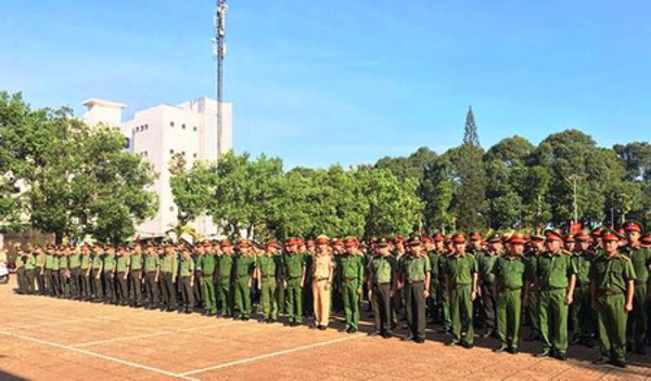 Công an tỉnh ra quân thực hiện đợt cao điểm tấn công trấn áp tội phạm, đảm bảo an ninh trật tự