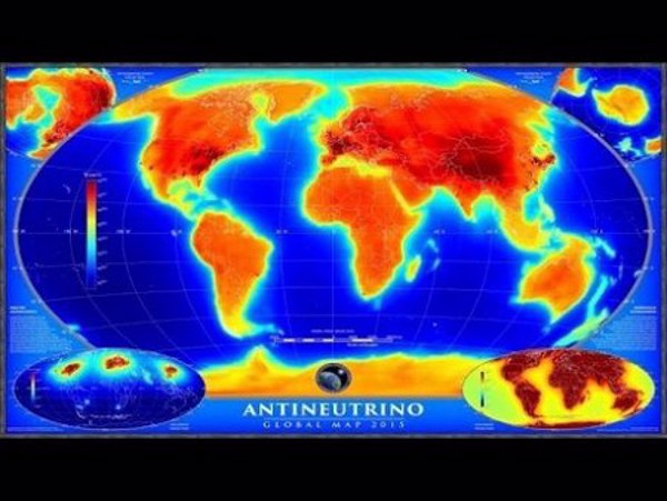 Bản đồ phát xạ phản hạt neutrino đầu tiên trên toàn cầu