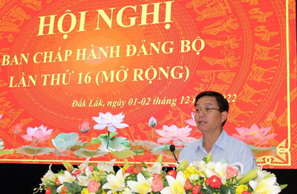 Bế mạc Hội nghị Ban Chấp hành Đảng bộ tỉnh lần thứ 16 mở rộng