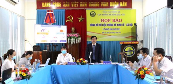 Họp báo công bố số liệu thống kê kinh tế- xã hội 6 tháng đầu năm 2021