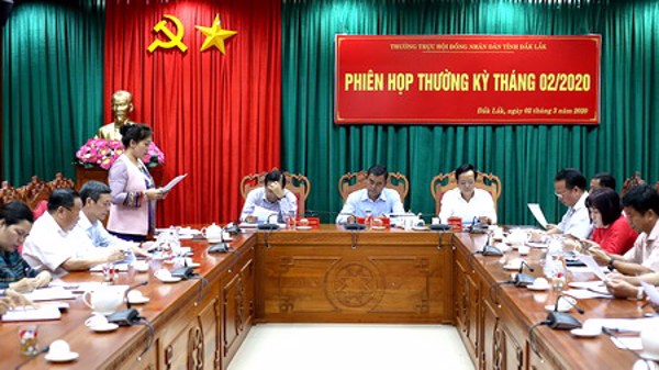 Thường trực HĐND tỉnh họp phiên thường kỳ tháng 02/2020