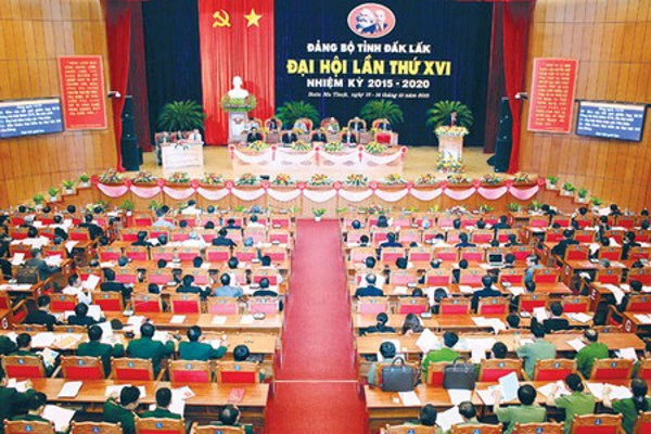 Khai mạc Đại hội đại biểu Đảng bộ tỉnh lần thứ XVI, nhiệm kỳ 2015-2020