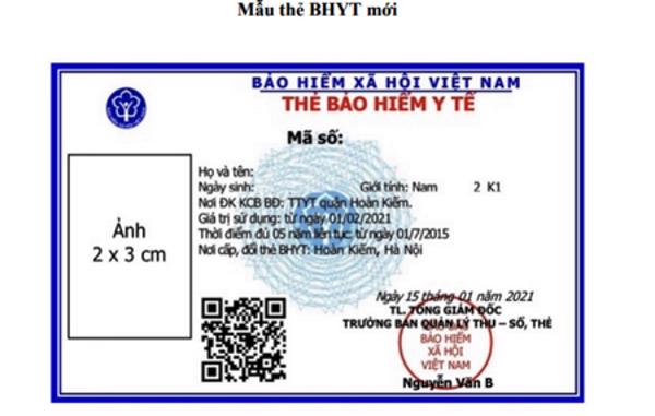 Bảo hiểm Xã hội thông báo về việc cấp và sử dụng thẻ BHYT mẫu mới