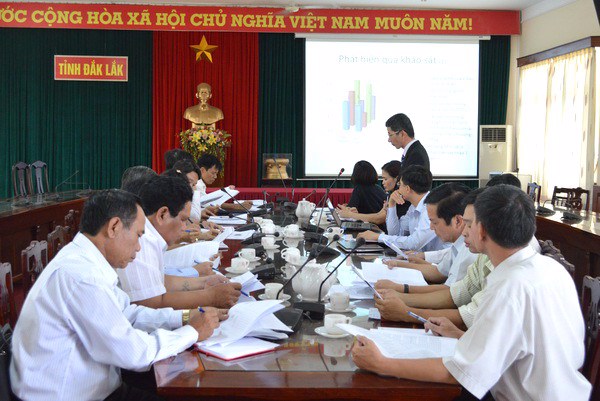 UBND tỉnh làm việc với Học viện Chính trị Quốc gia Hồ Chí Minh về một số giải pháp cải thiện chỉ số PAPI của tỉnh