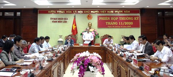 UBND tỉnh triển khai nhiệm vụ tháng 12 năm 2020