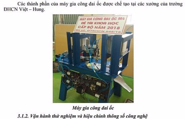 Nghiên cứu, thiết kế và chế tạo máy tự động gia công đai ốc bốn cạnh M3,4