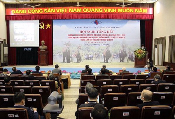 Hội nghị tổng kết Chương trình Khoa học công nghệ cấp Quốc gia “Khoa học và công nghệ phục vụ phát triển kinh tế - xã hội Tây Nguyên trong liên kết vùng và hội nhập quốc tế” giai đoạn 2016-2020