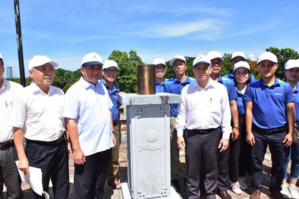 Khánh thành trạm đo mưa tại di tích thiên văn cổ duy nhất ở Việt Nam