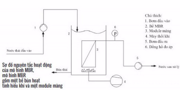 Sử dụng công nghệ sinh học màng xử lý “các chất ô nhiễm mới” trong nước thải