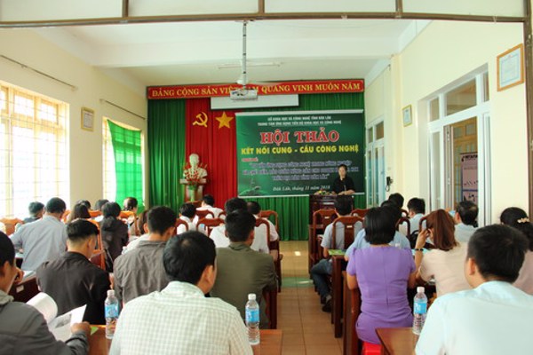Hội thảo Kết nối cung - cầu công nghệ tỉnh Đắk Lắk