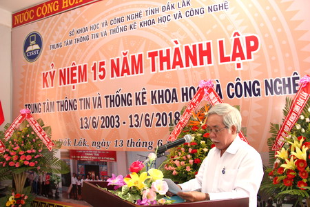 Ông Phạm Thanh Liêm - Giám đốc Trung tâm phát biểu bế mạc buổi lễ